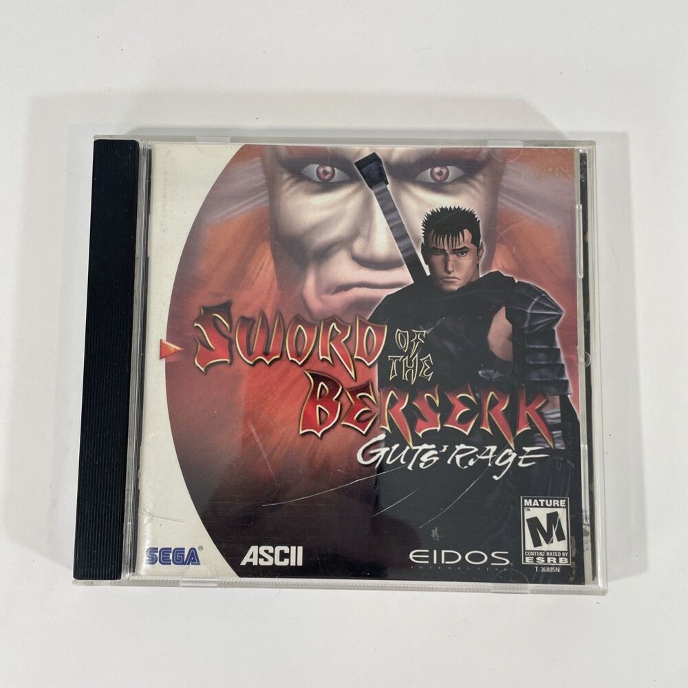 Sword of the Berserk Guts’ Rage Sega Dreamcast 2000 CIB Complete